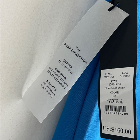 NWT White House Black Market The Aura Collection Dress - Size 4 Isla - Picture 5 of 7